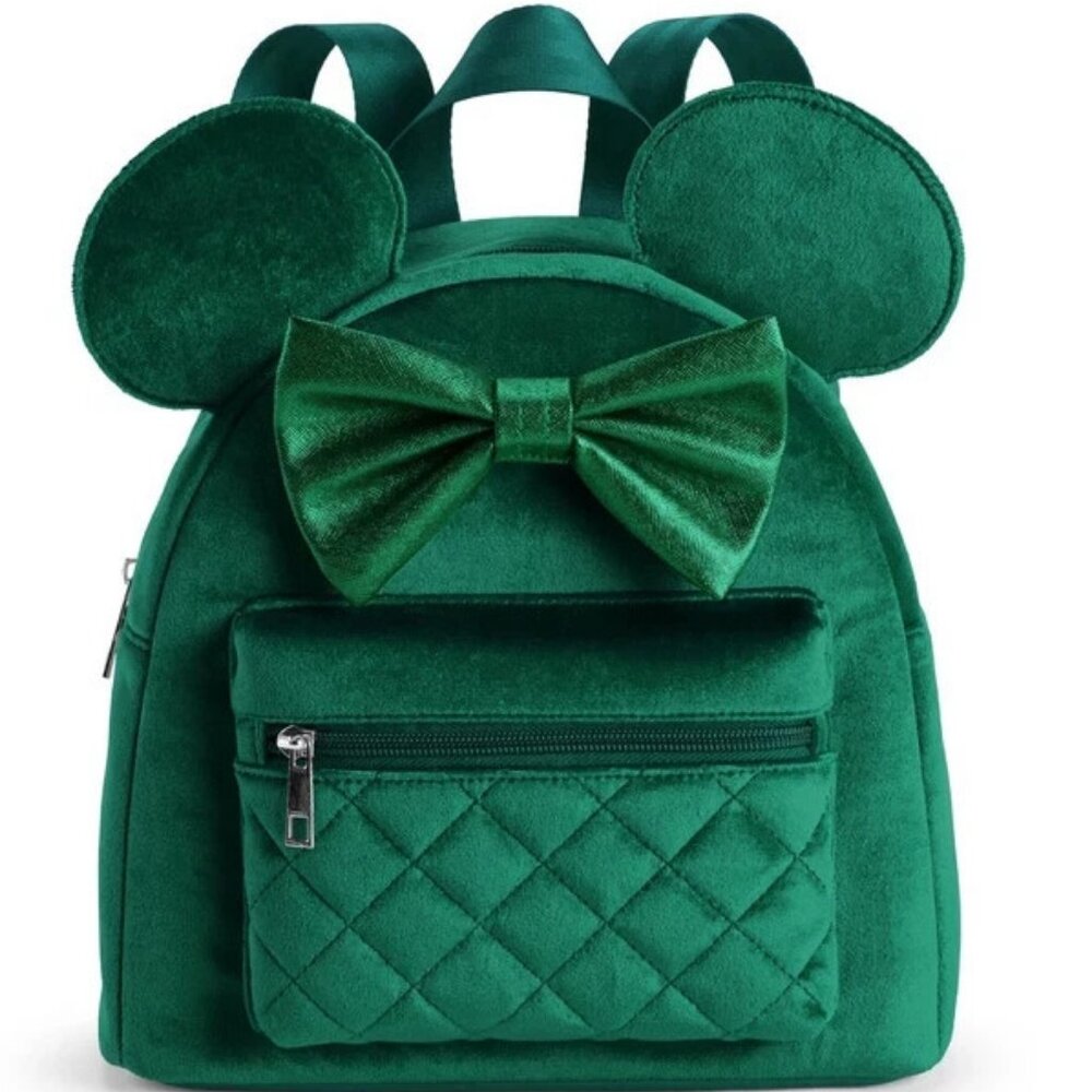 Bioworld Green Minnie Mouse Bag w/Bow - NWT - Picture 1 of 7
